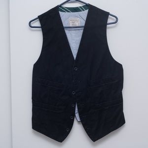 Men's Black Dress Suit Vest